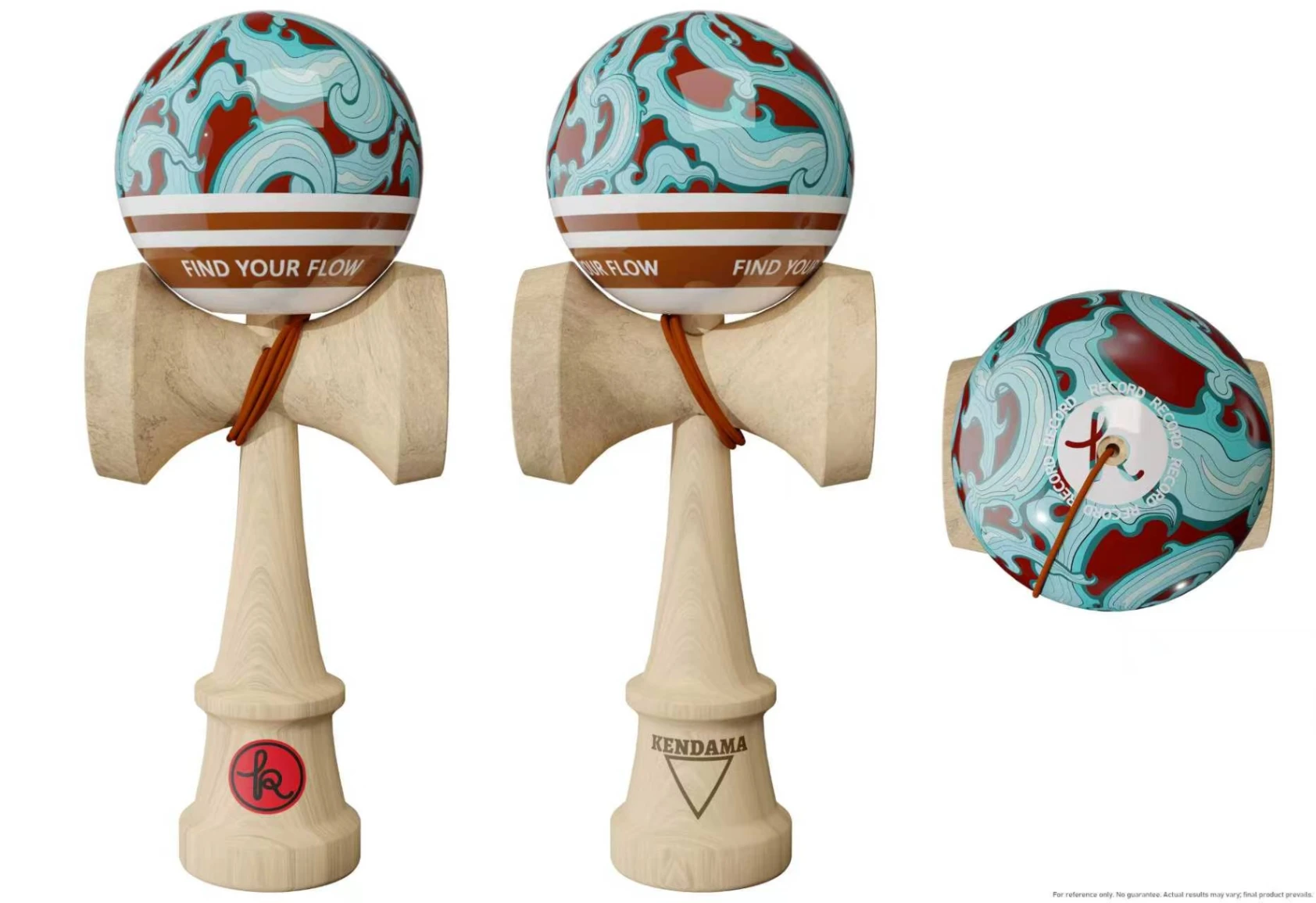 Reducere 55% – Kendama Europe Plus Aqua, Cupe mari, 18,5 cm , Multicolor si o ata de rezerva 1 Kendama Europe Plus Aqua