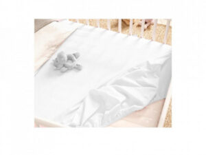 Cearceaf din bumbac cu elastic BabyJem
