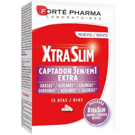 Reducere 16% – Supliment alimentar Forté Pharma XtraSlim 60 capsule, alb 1 Supliment alimentar Forté Pharma XtraSlim 60 capsule