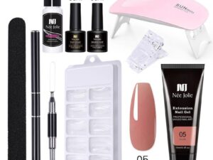 Kit Polygel Née Jolie 05 Nude cu Lampă UV/LED Mini