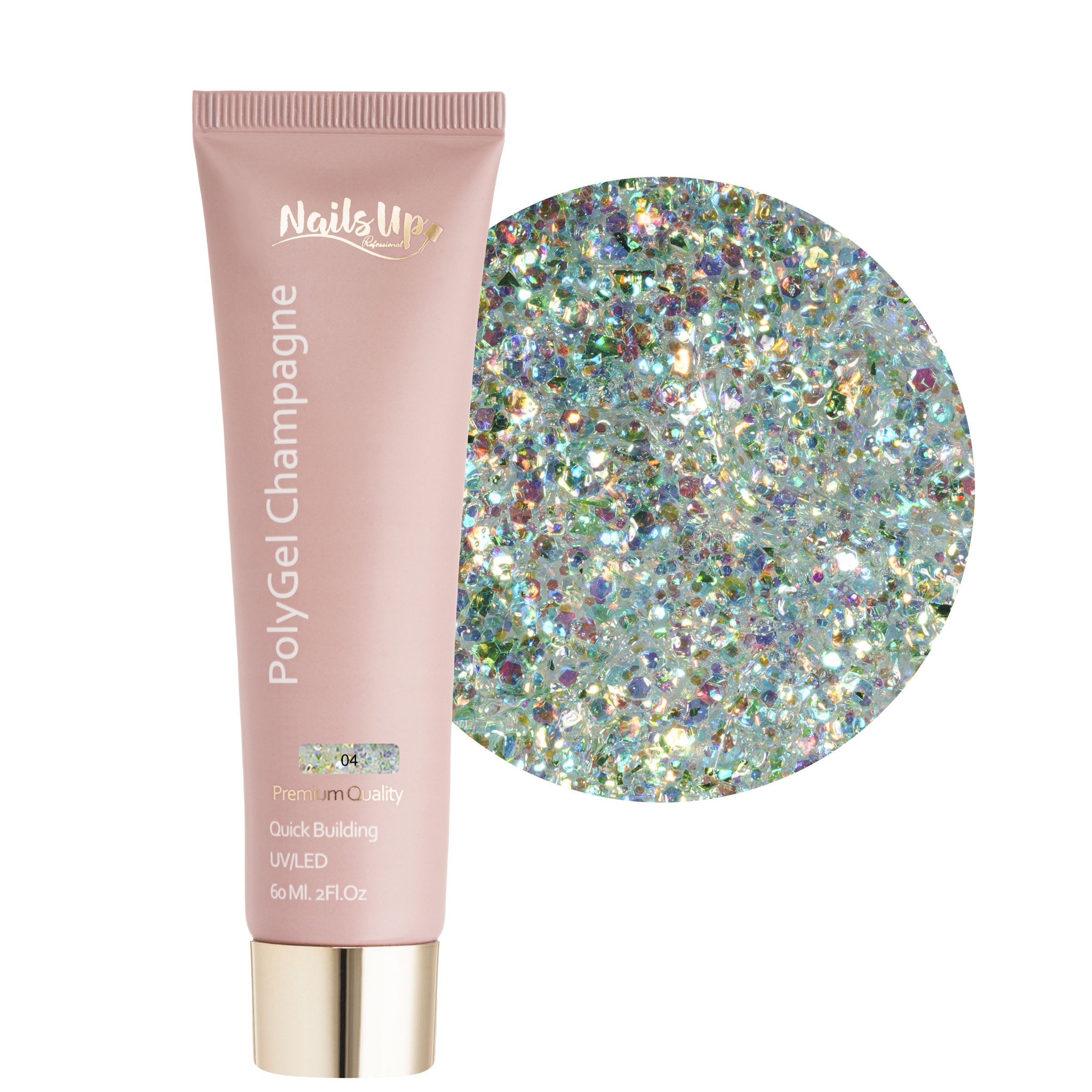 Reducere 80% – Polygel NAILSUP Champagne 04 60ml 1 Polygel NAILSUP Champagne 04 60ml