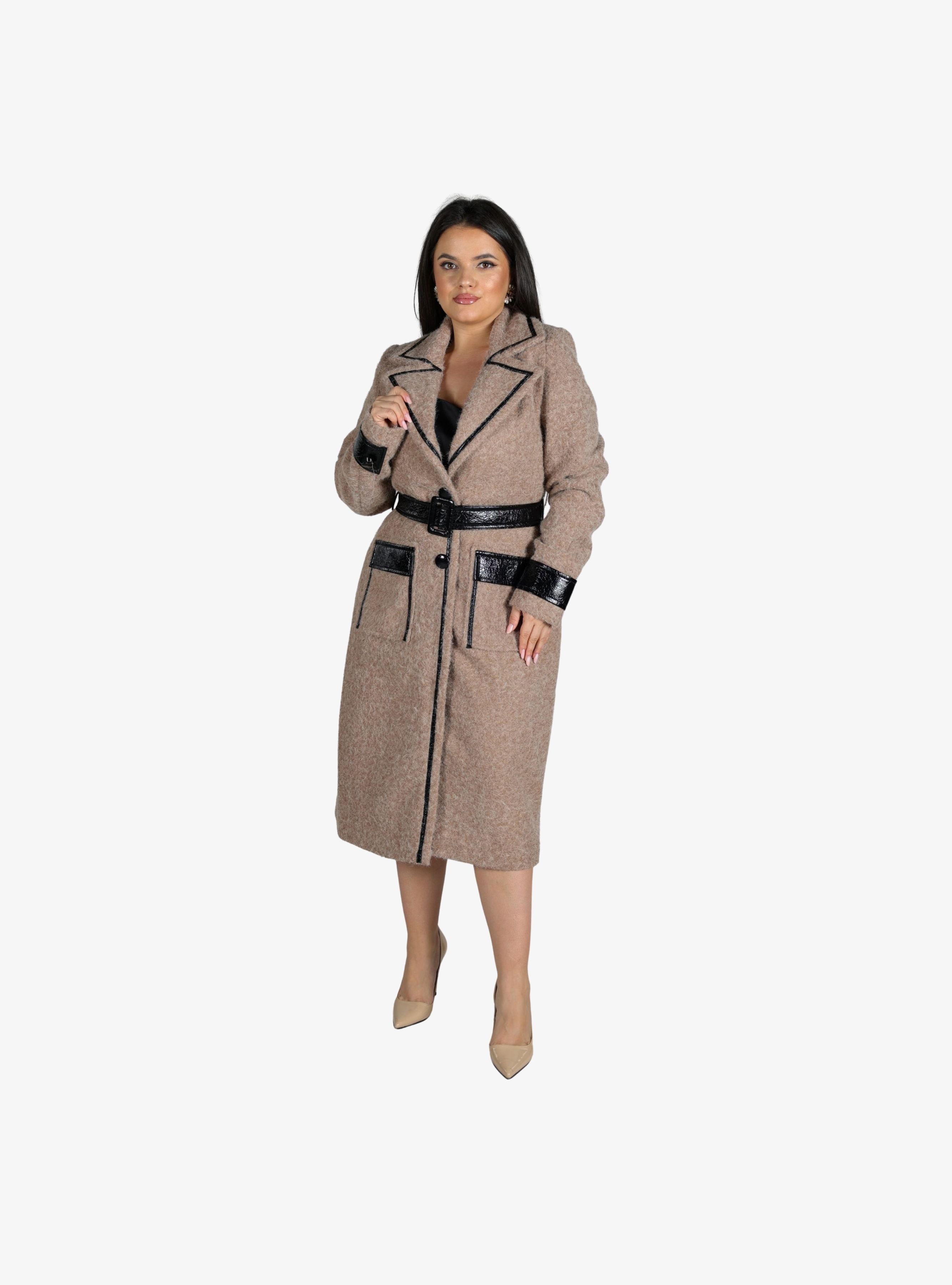 Reducere 43% – Palton "Alice", Bej - L 1 Palton "Alice"