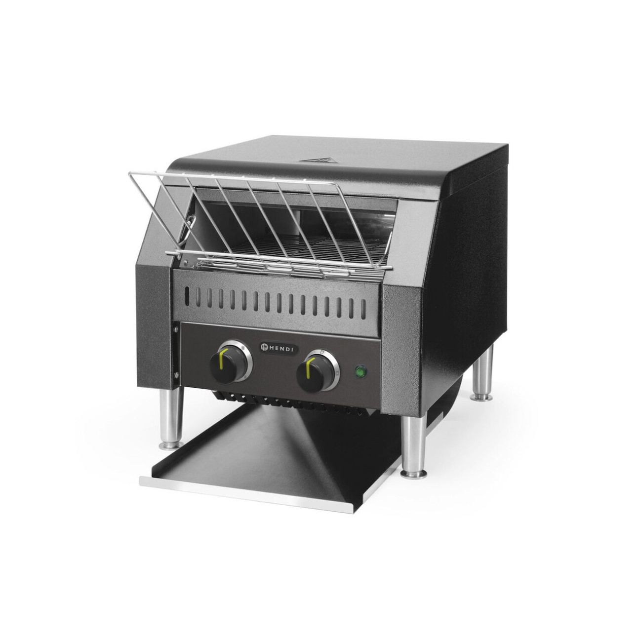 Reducere 20% – Toaster/prajitor de paine tip tunel dublu, Hendi, negru, 230V/2240W, 418x368x(H)387 mm 1 Toaster/prajitor de paine tip tunel dublu