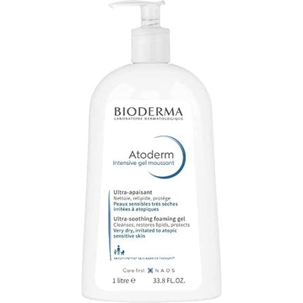 Reducere 15% – Gel de Curatare pentru Fata, Bioderma, Atoderm Intensive, 1000mL 1 Gel de Curatare pentru Fata