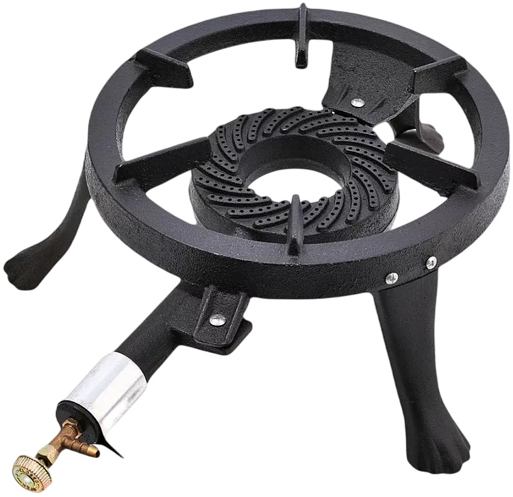 Reducere 25% – Arzator Pirostie pentru Ceaun cu gaz, 6500w, 450g/h, 335x85x350mm, din Fonta, popan-butan, gpl, EURGAS B4630 1 Arzator Pirostie pentru Ceaun cu gaz