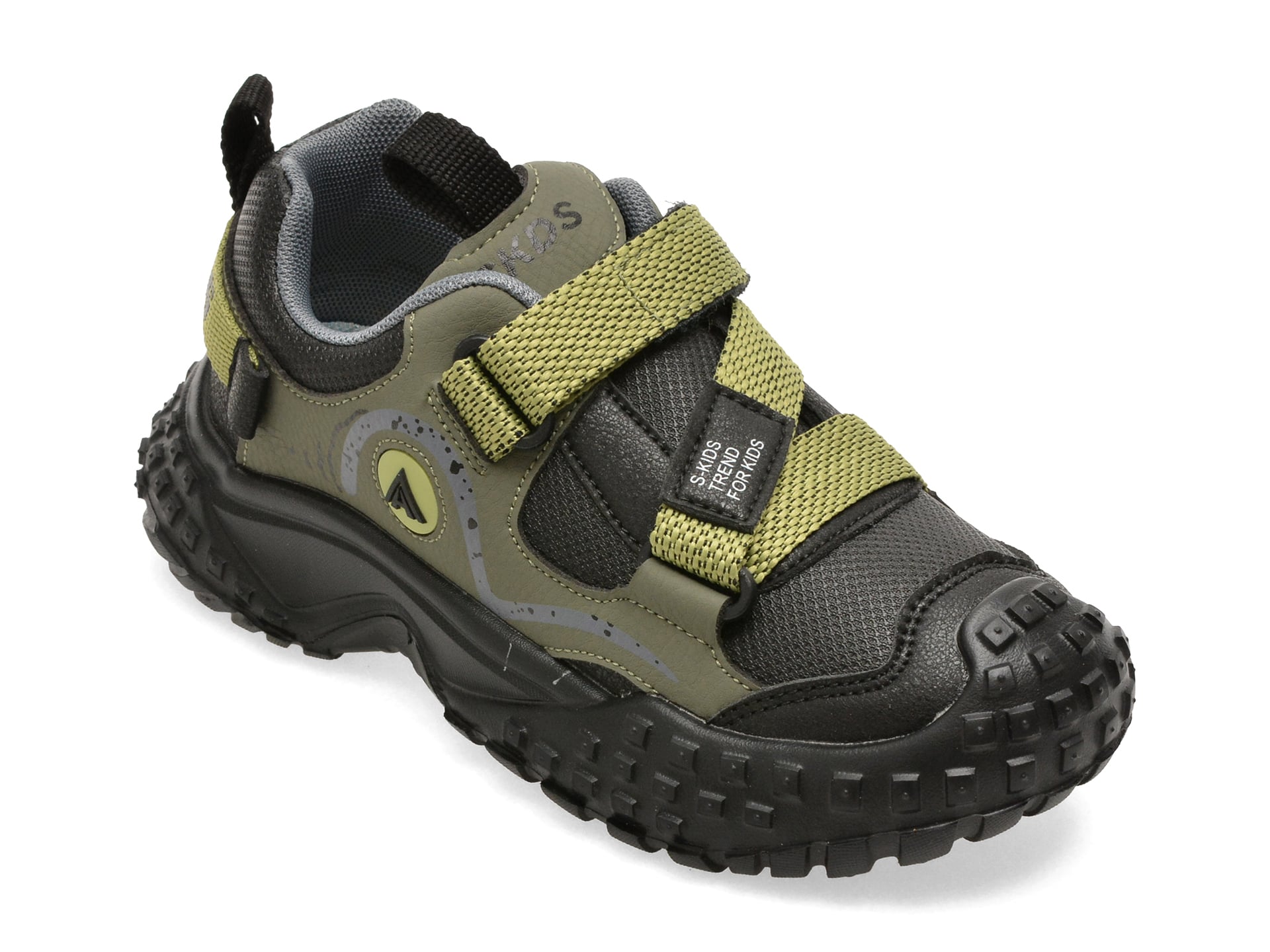 Reducere 60% – Pantofi sport SELECTION KIDS verzi, W178, din piele ecologica 1 Pantofi sport SELECTION KIDS verzi