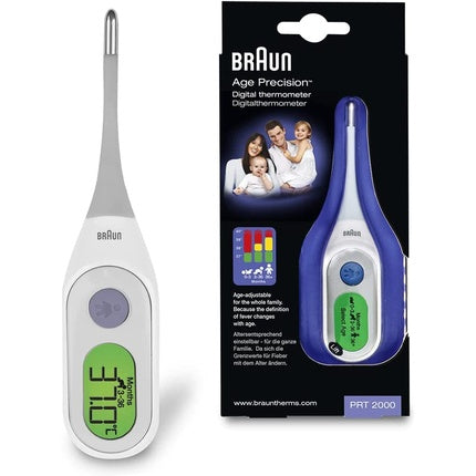 Reducere 15% – Termometru digital Braun PRT2000, Age Precision 1 Termometru digital Braun PRT2000