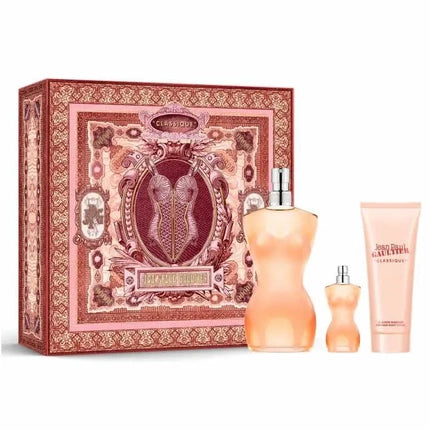 Reducere 18% – Set Parfum Jean Paul Gaultier Classique, 3 Piese, Culoare Roz 1 Set Parfum Jean Paul Gaultier Classique