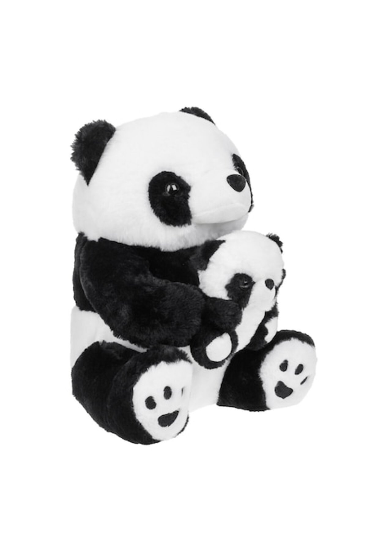 Reducere 55% – Jucarie de plus, Panda cu pui, alb si negru, 38 cm 1 Jucarie de plus