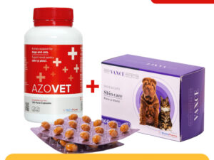 AZOVET - 120 CAPSULE + VANCE DERM PROTECTOR - 60 CAPSULE