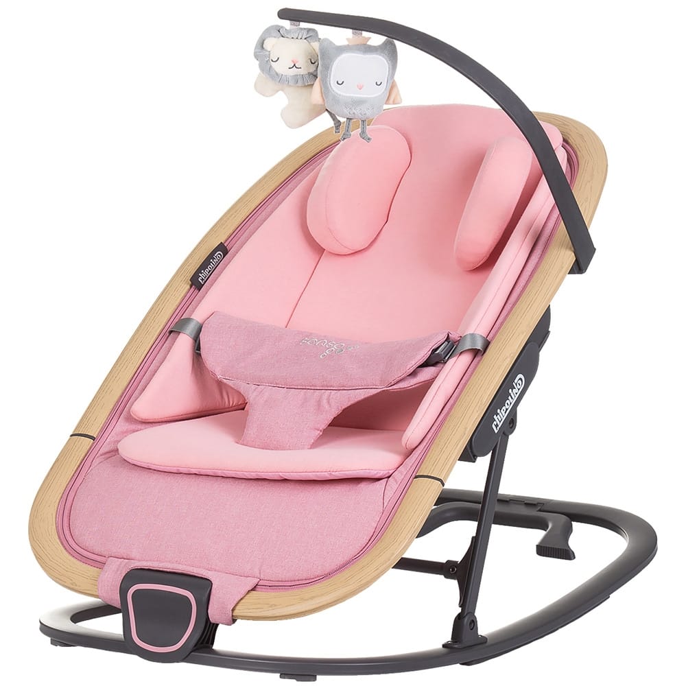 Reducere 30% – Balansoar Chipolino Senso, pliabil, spatar reglabil, jucarii, roz KID063634 1 Balansoar Chipolino Senso
