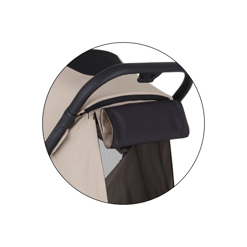 Reducere 47% – Carucior pentru copii PetiteMars Flip bej cu pliere compacta, spatar reglabil, suport picioare reglabil si copertina extensibila cu protectie UPF 50+, greutate admisa 22 kg 1 Carucior pentru copii PetiteMars Flip bej cu pliere compacta