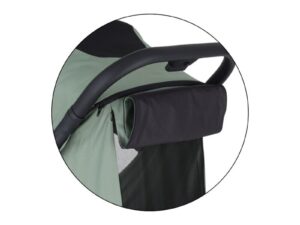 Carucior pentru copii PetiteMars Flip verde cu pliere compacta