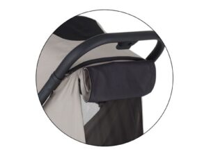 Carucior pentru copii PetiteMars Flip gri cu pliere compacta