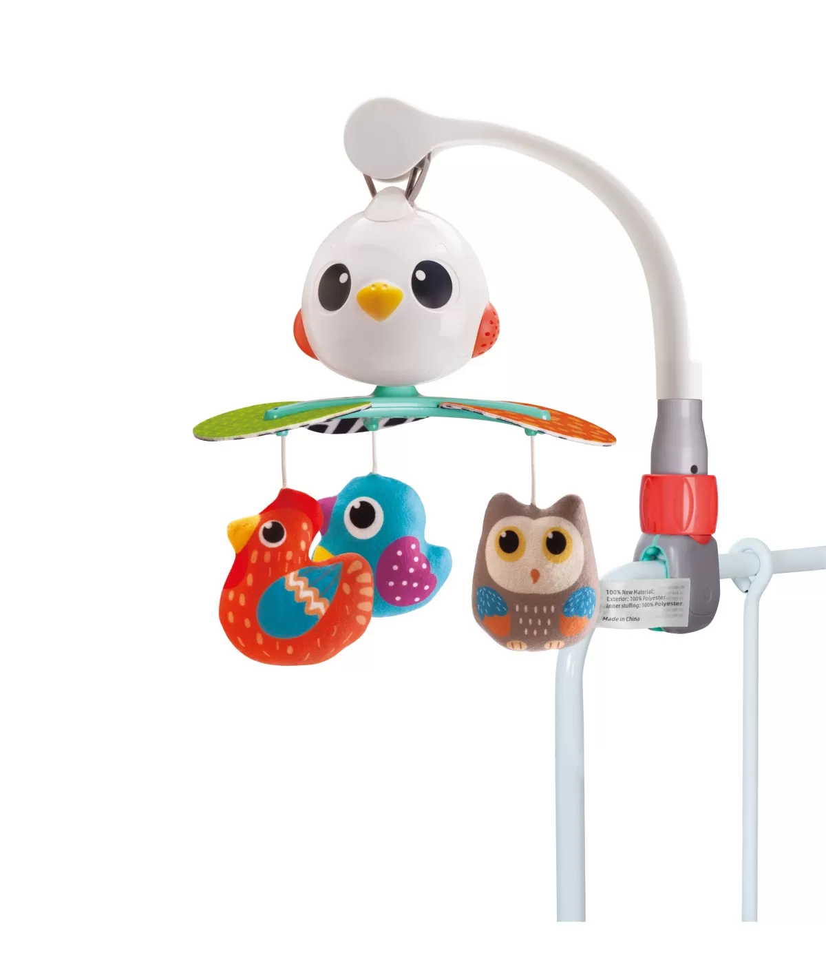 Reducere 26% – Carusel muzical patut Hola, cu pasari, multicolor KID101986 1 Carusel muzical patut Hola