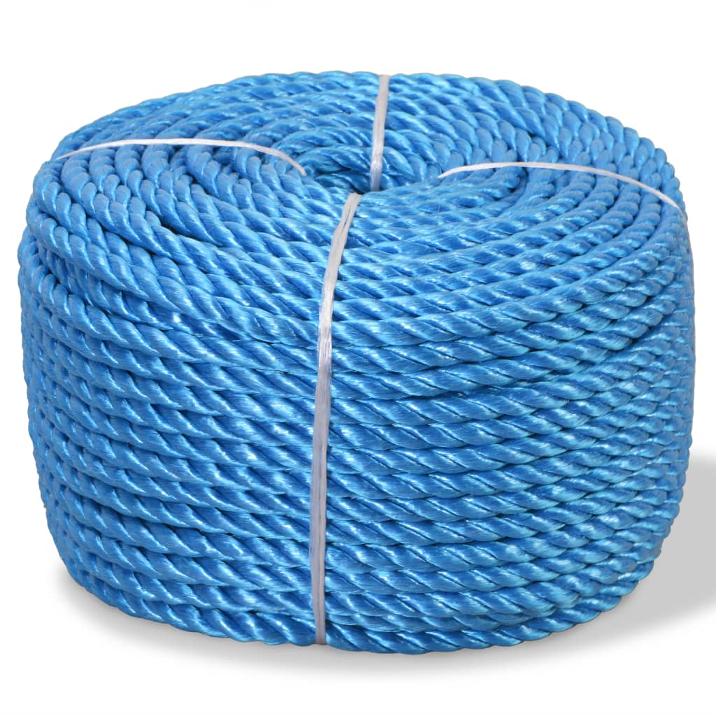 Gossi frânghie impletita polipropilenă, albastru, 250 m, 12 mm