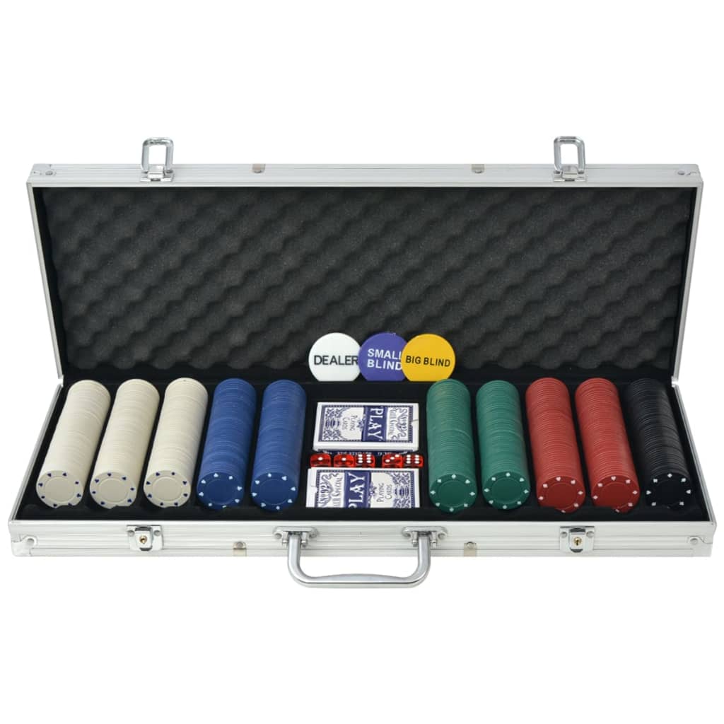 Reducere 59% – Gossi set de poker cu 500 de jetoane din aluminiu 1 Gossi set de poker cu 500 de jetoane din aluminiu