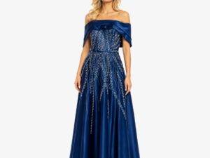 Rochie Lunga "Tamina" Albastra - 3XL