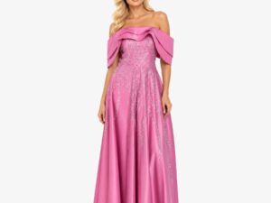 Rochie Lunga "Tamina" Roz - S