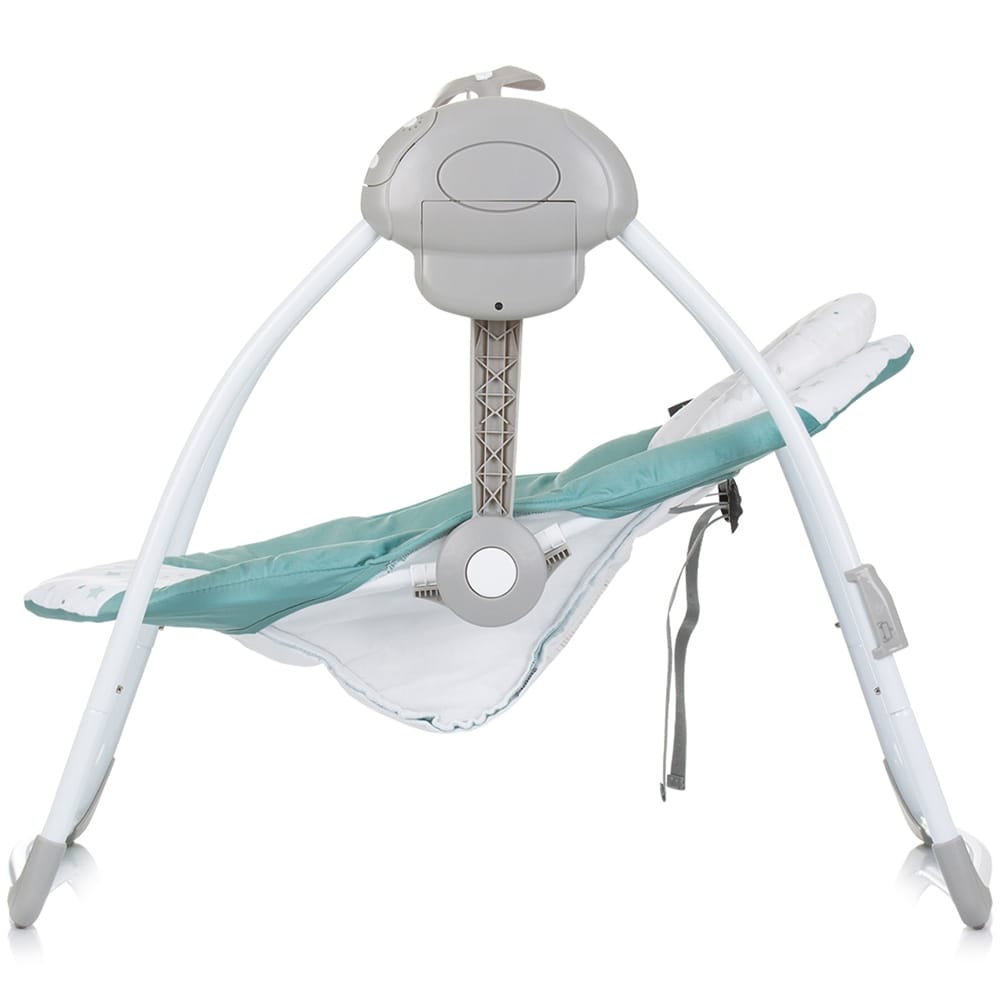 Reducere 27% – Leangan Chipolino Moonlight, pliabil, spatar reglabil, melodii, verde KID059163 2 pliabil