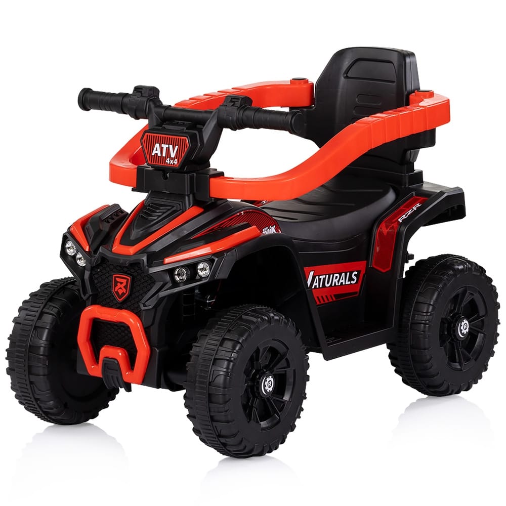 Reducere 27% – Masinuta de impins Chipolino, ATV, maner parental, lumini si sunete, rosu KID002198 1 Masinuta de impins Chipolino