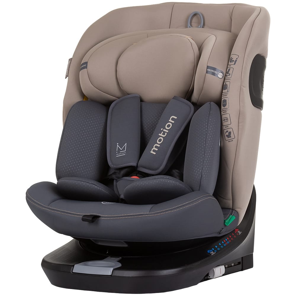 Reducere 41% – Scaun Auto Chipolino Motion, i-Size, Isofix, rotire 360, 40-150cm, bej KID058555 1 Scaun Auto Chipolino Motion