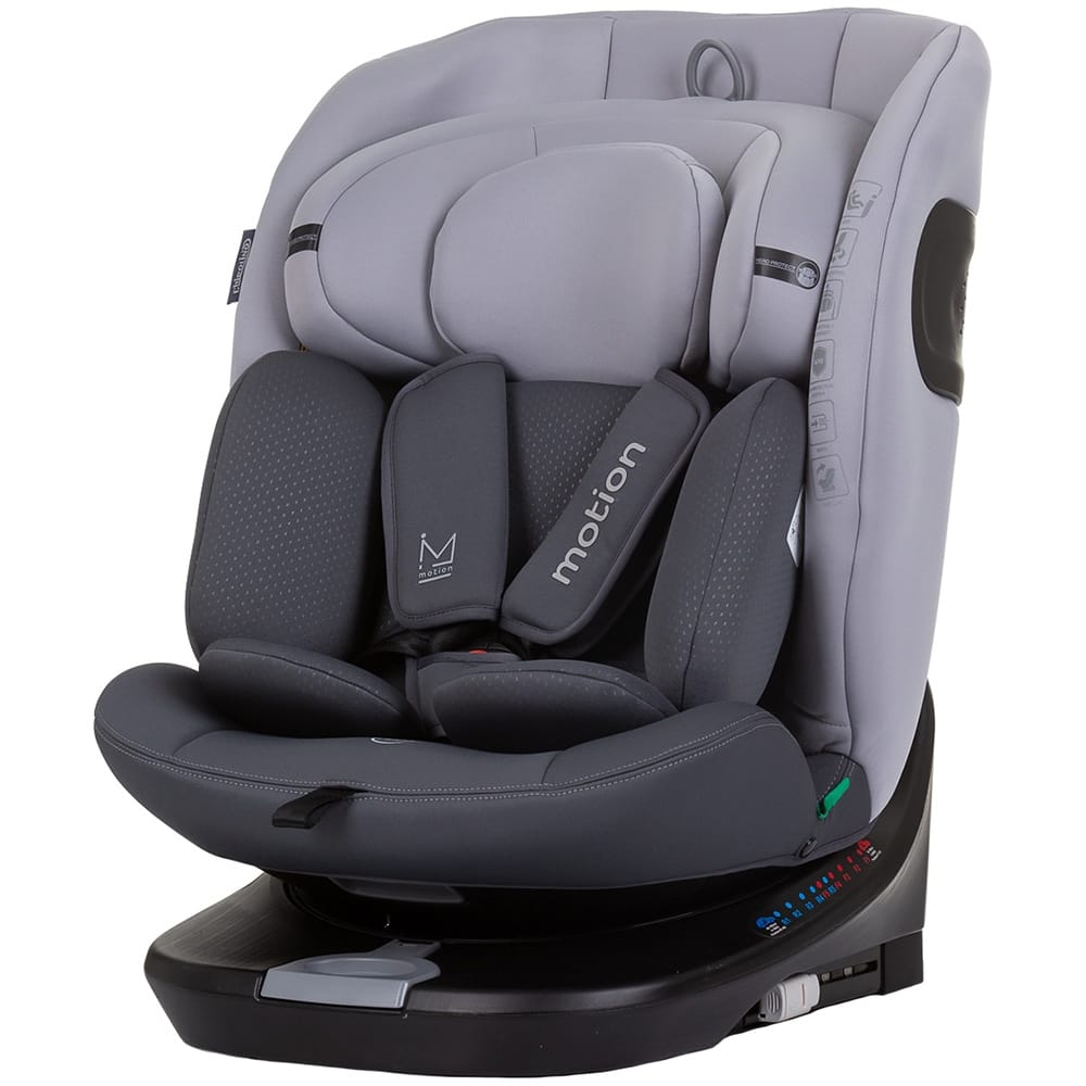 Reducere 41% – Scaun Auto Chipolino Motion, i-Size, Isofix, rotire 360, 40-150cm, gri KID058548 1 Scaun Auto Chipolino Motion