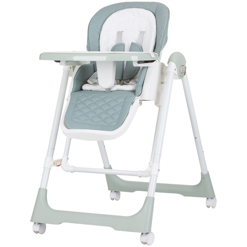 Reducere 30% – Scaun de masa Chipolino Milk Shake, 2 in 1, leagan, pliabil, confortabil, verde KID059552 1 Scaun de masa Chipolino Milk Shake