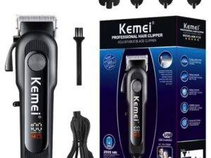 Masina de tuns Kemei KM 1132 cu afisaj digital si accesorii