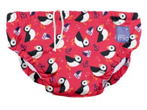 Scutec pentru inot refolosibil Bambino Mio Puffin Parade marimea S