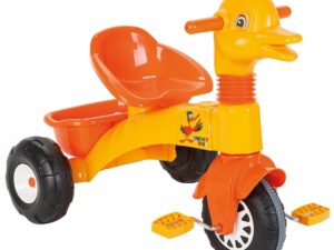 Tricicleta pentru copii Pilsan Duck Yellow cu pedale