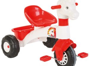 Tricicleta pentru copii Pilsan Pony White cu pedale