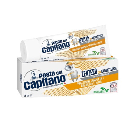 Reducere 15% – Pastă de dinți, Pasta Del Capitano, ghimbir, 75ml 1 Pastă de dinți