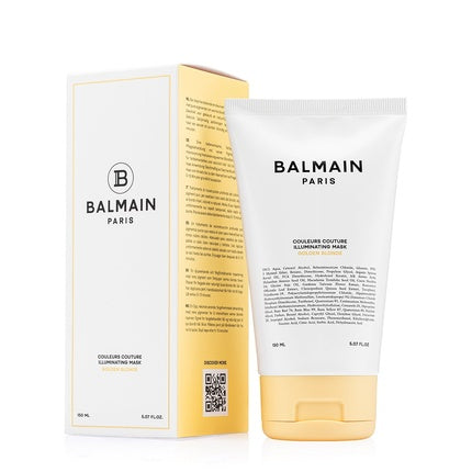 Reducere 17% – Mască pentru păr Balmain Hair Couleurs Couture Illuminating Mask Golden Blonde 150 ml 1 Mască pentru păr Balmain Hair Couleurs Couture Illuminating Mask Golden Blonde 150 ml