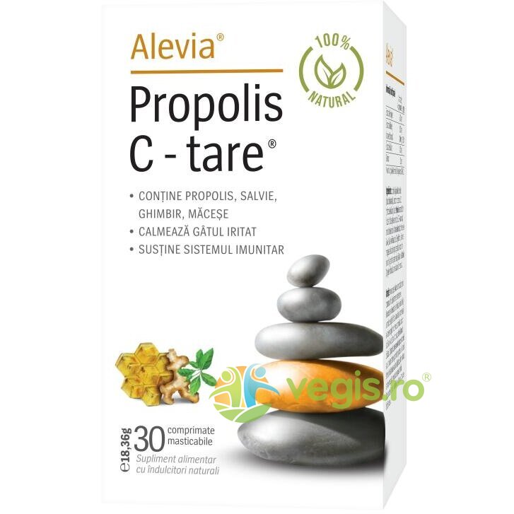 Reducere 30% – Propolis C-tare 100% Natural 30cps 1 Propolis C-tare 100% Natural 30cps