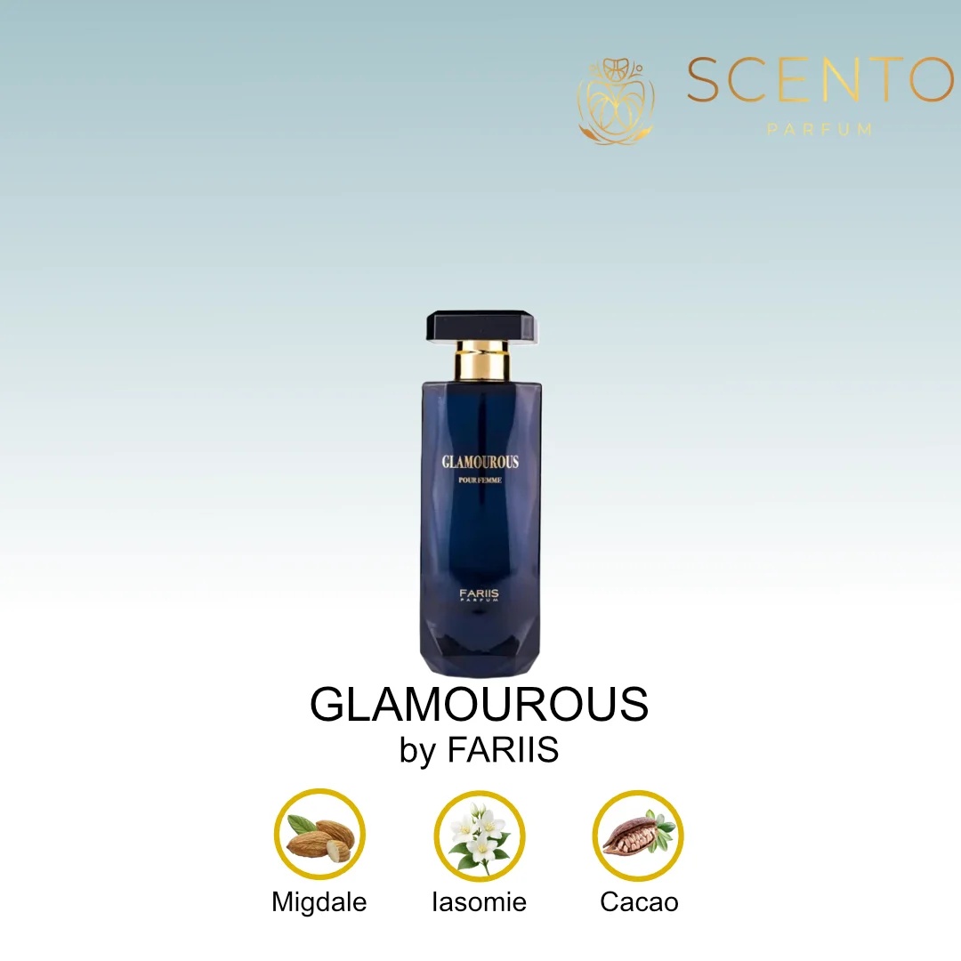 Reducere 38% – Apa de Parfum Glamourous, Fariis, Femei - 100ml - Inspirat din Good Girl 1 Apa de Parfum Glamourous