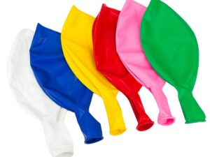 Baloane latex uni mari 90 cm (set 10 buc) - Roșu