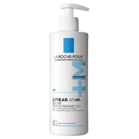 Reducere 20% – Balsam triplu reparator Lipikar Baume AP+M, 400 ml, La Roche-Posay 1 Balsam triplu reparator Lipikar Baume AP+M