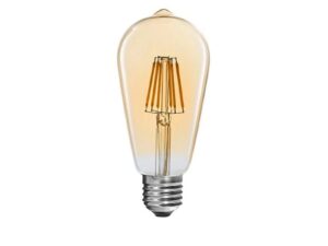 Bec LED ST64 4W 3000K E27 chihlimbar 6.4x6.4x14.7 cm
