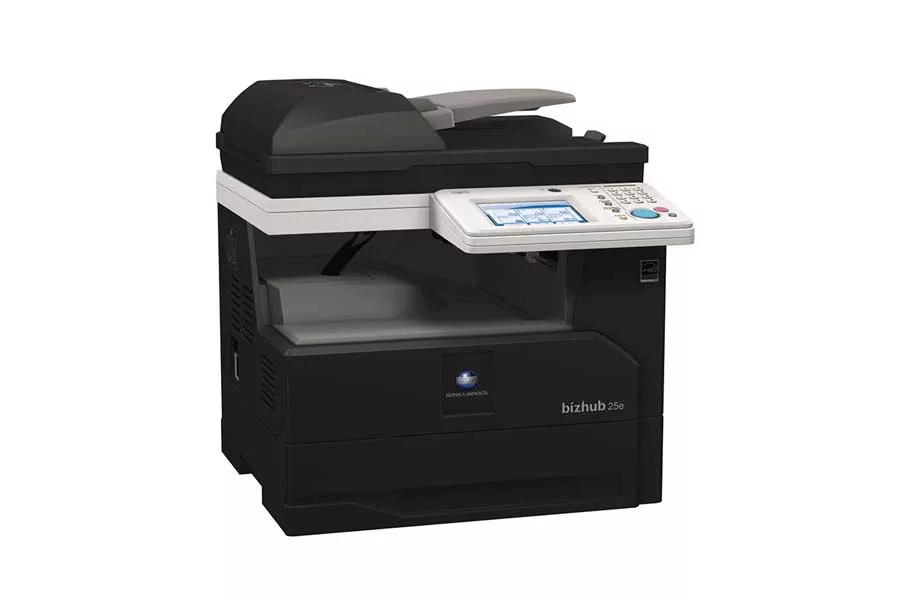 Reducere 66% – Multifunctionala LaserJet Monocrom, A4, Konica Minolta, Bizhub 25e, Duplex, USB, Network, Fax, Toner inclus, Pagini printate 200 - 500K 1 Multifunctionala LaserJet Monocrom