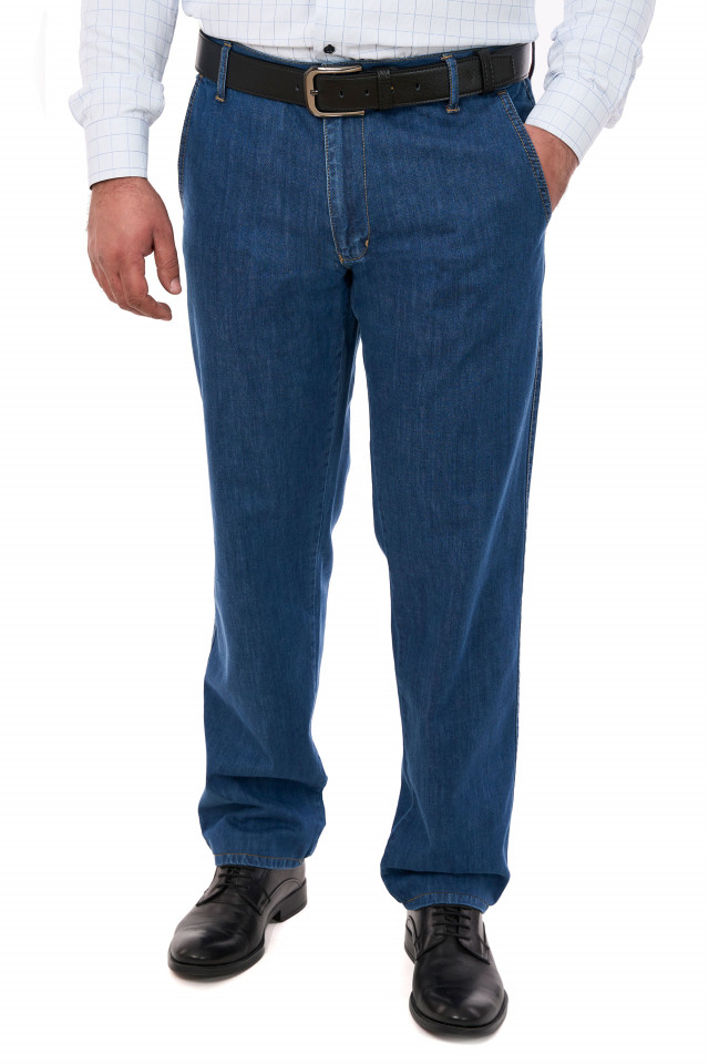 Reducere 10% – Blugi barbati cu buzunar oblic, Forza, albastru denim (Marime pantalon: W34) 1 Blugi barbati cu buzunar oblic