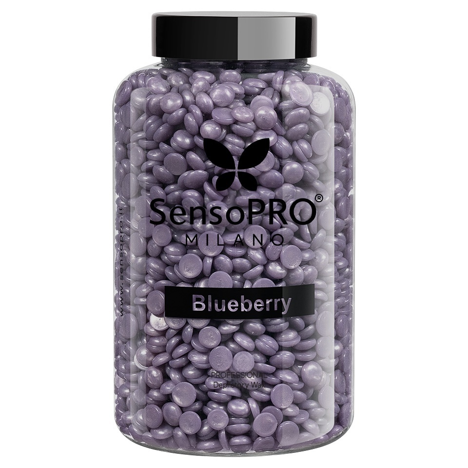 Reducere 42% – Ceara Epilat Elastica SensoPRO Milano Blueberry, 400g 1 Ceara Epilat Elastica SensoPRO Milano Blueberry