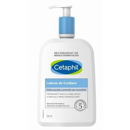 Reducere 25% – Cetaphil lotiune curatare, 500ml, Galderma 1 Cetaphil lotiune curatare