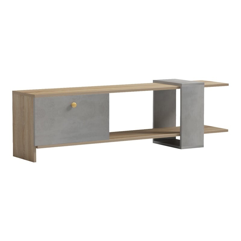 Reducere 25% – Comoda TV Standi Pako World Gri 120x25x36.8 cm 1 Comoda TV Standi Pako World Gri 120x25x36.8 cm
