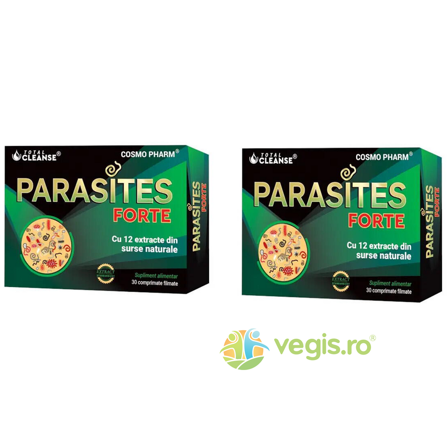 Reducere 25% – Pachet Parasites Total Cleanse 30tb+30tb 1 Pachet Parasites Total Cleanse 30tb+30tb