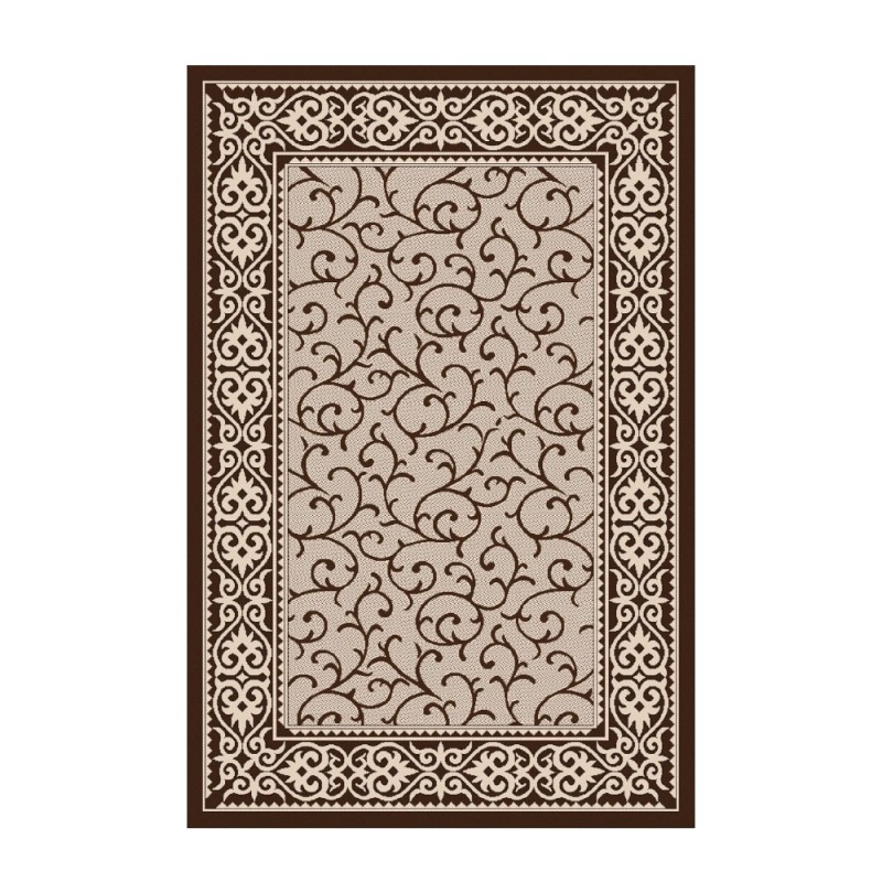 Reducere 12% – Covor Dreptunghiular pentru Bucatarie, 160 x 230 cm, Crem / Maro, Model Natura 1 Covor Dreptunghiular pentru Bucatarie