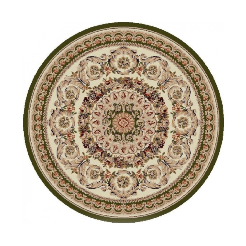 Reducere 12% – Covor Rotund, 150 x 150 cm, Verde, Lotos 539/130 1 Covor Rotund