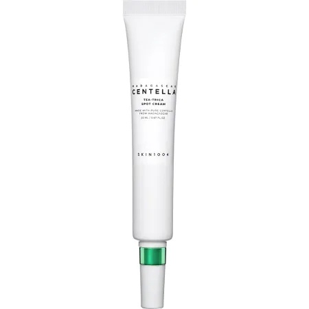 Reducere 16% – Crema locala calmanta anti-imperfectiuni cu teca si arbore de ceai Tea-Trica, 20 ml, Skin1004 1 Crema locala calmanta anti-imperfectiuni cu teca si arbore de ceai Tea-Trica