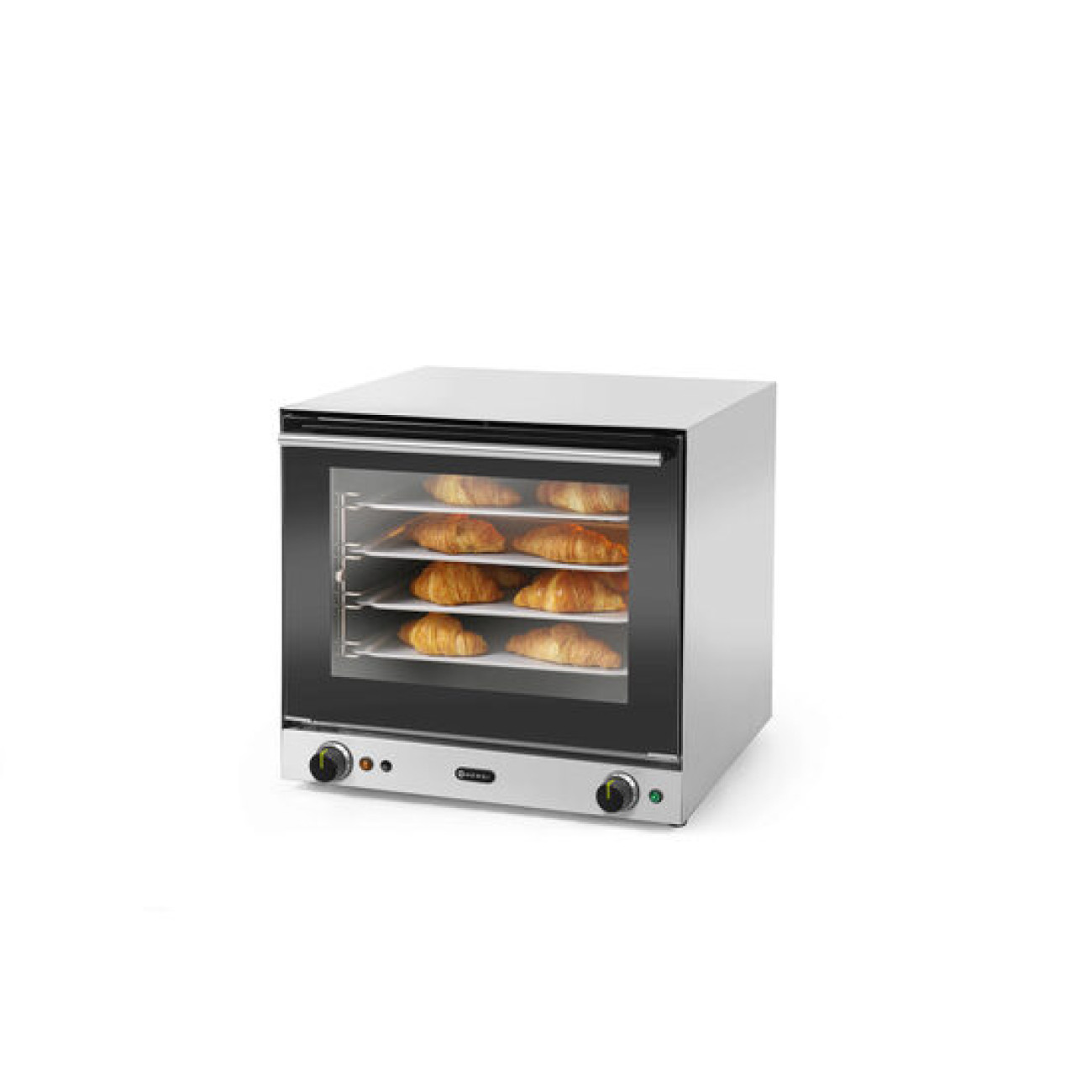 Reducere 23% – Cuptor Inox cu Convectie si Umidificare, H90S, 2670 W cu 4 Tavi, 2 Elemente Incalzire, 2 Ventilatoare, Termostat Reglabil, Timer 0-120 min 2 H90S