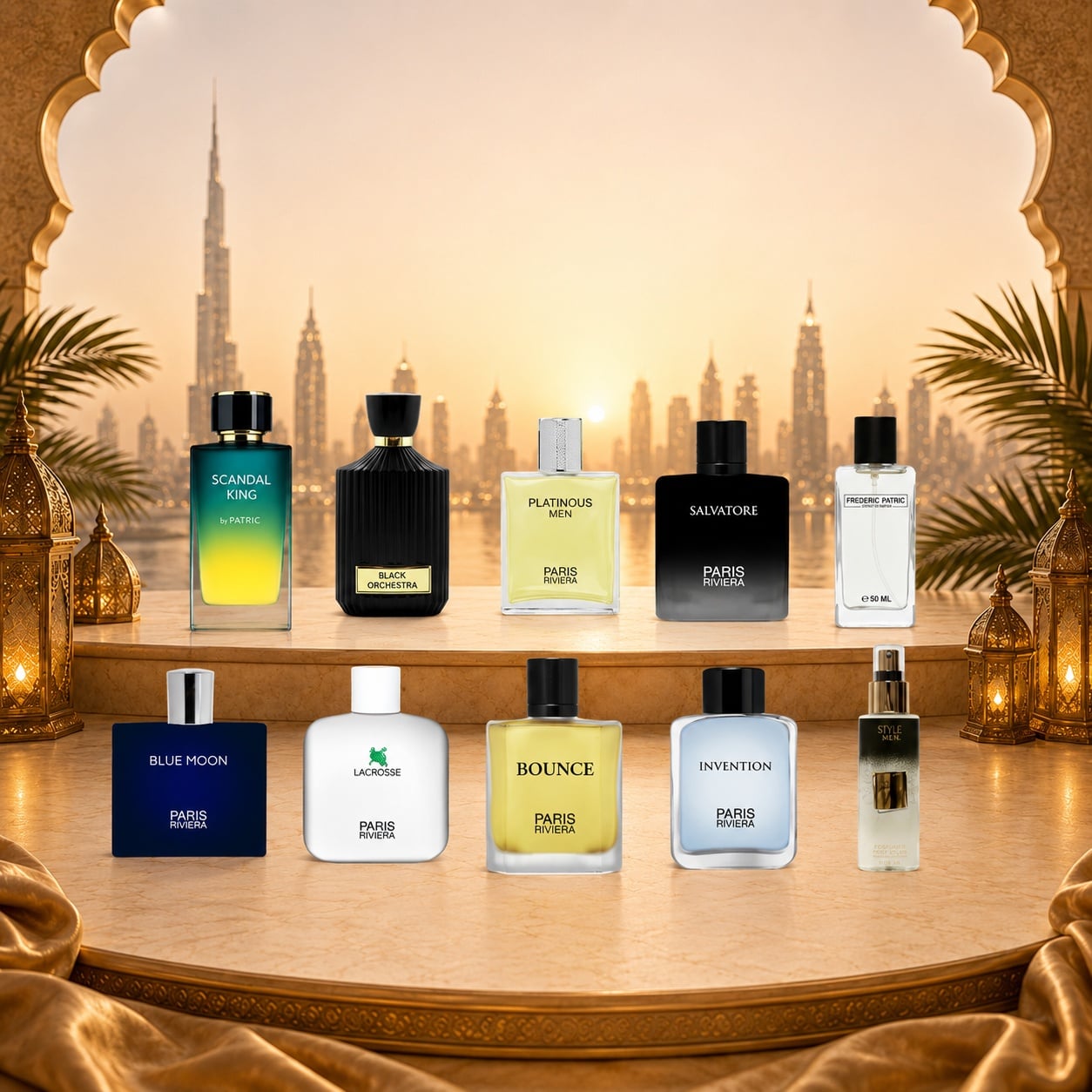 Reducere 74% – Dubai Kings Collection – 10 Parfumuri pentru Bărbați 1 Dubai Kings Collection – 10 Parfumuri pentru Bărbați